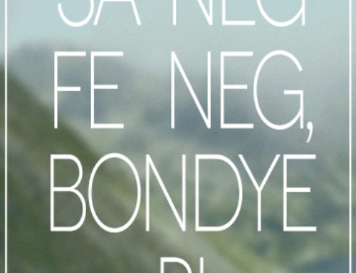 Haitian Proverb May 26